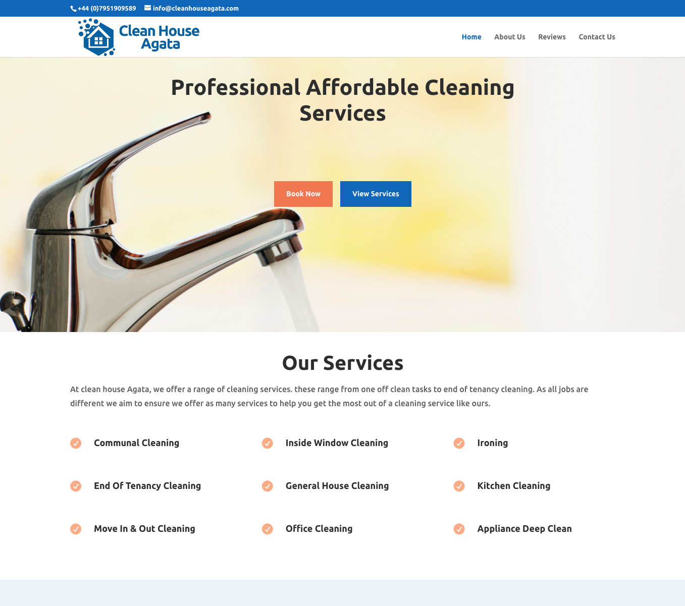 Clean-House-Agata-Home-Page